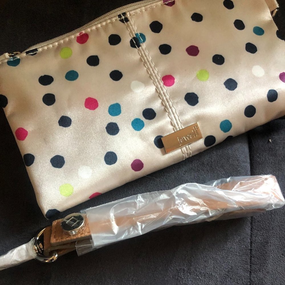 JEWELL BY THIRTY- ONE COLORFUL POLKA DOT WRISTLET NEW
